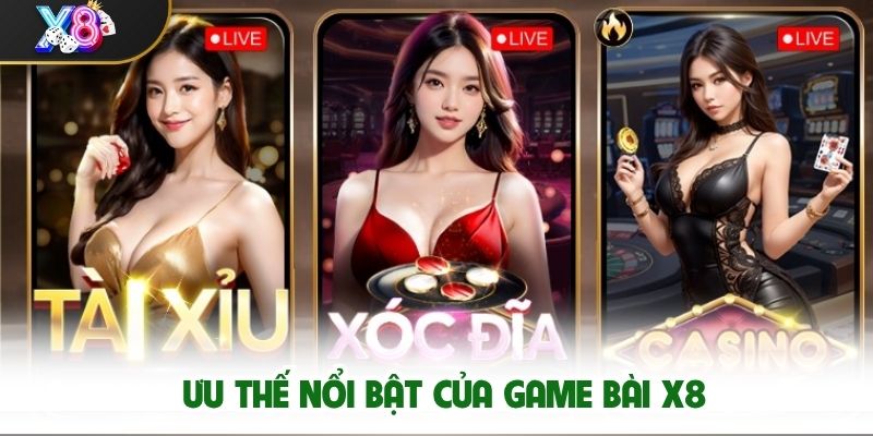 Ưu thế nổi bật của Game bài X8